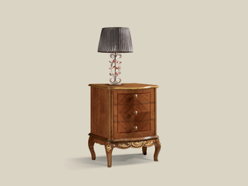 1217 - Rectangular wooden bedside table with drawers by Tarocco Vaccari Group - view 2